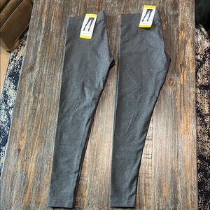 NWT Matty M Charcoal Leggings 2 Pairs